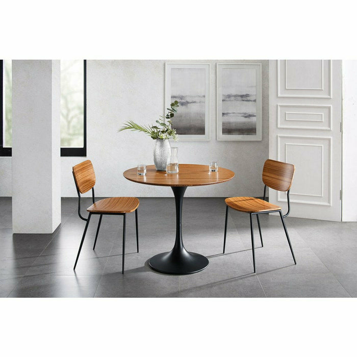 Greenington Soho 36" Moso Bamboo Round Table, Amber