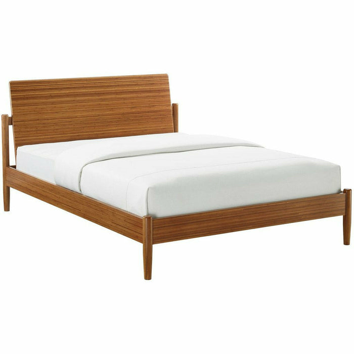 Greenington Monterey Solid Moso Bamboo Platform Bed, Amber