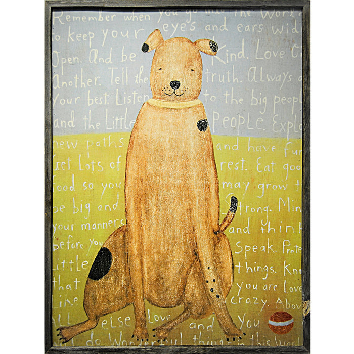 Sugarboo & Co. Brown Boy Dog Art Print