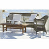 Sika-Design Georgia Garden Charlot 3-Seater w/ Cushion, Outdoor-Sofas-Sika Design-Antique-Polyester Snow White Cushion-Heaven's Gate Home, LLC