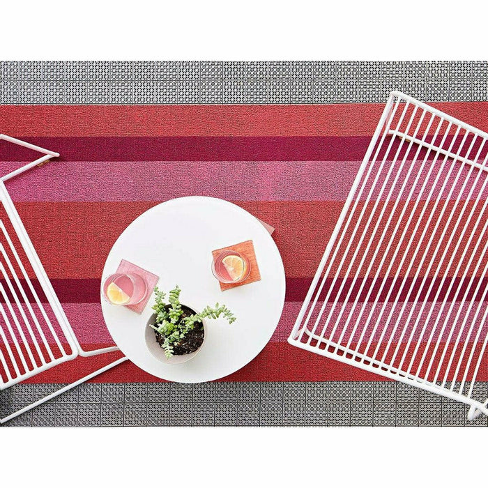 Chilewich Bold Stripe Shag Mat, Indoor/Outdoor