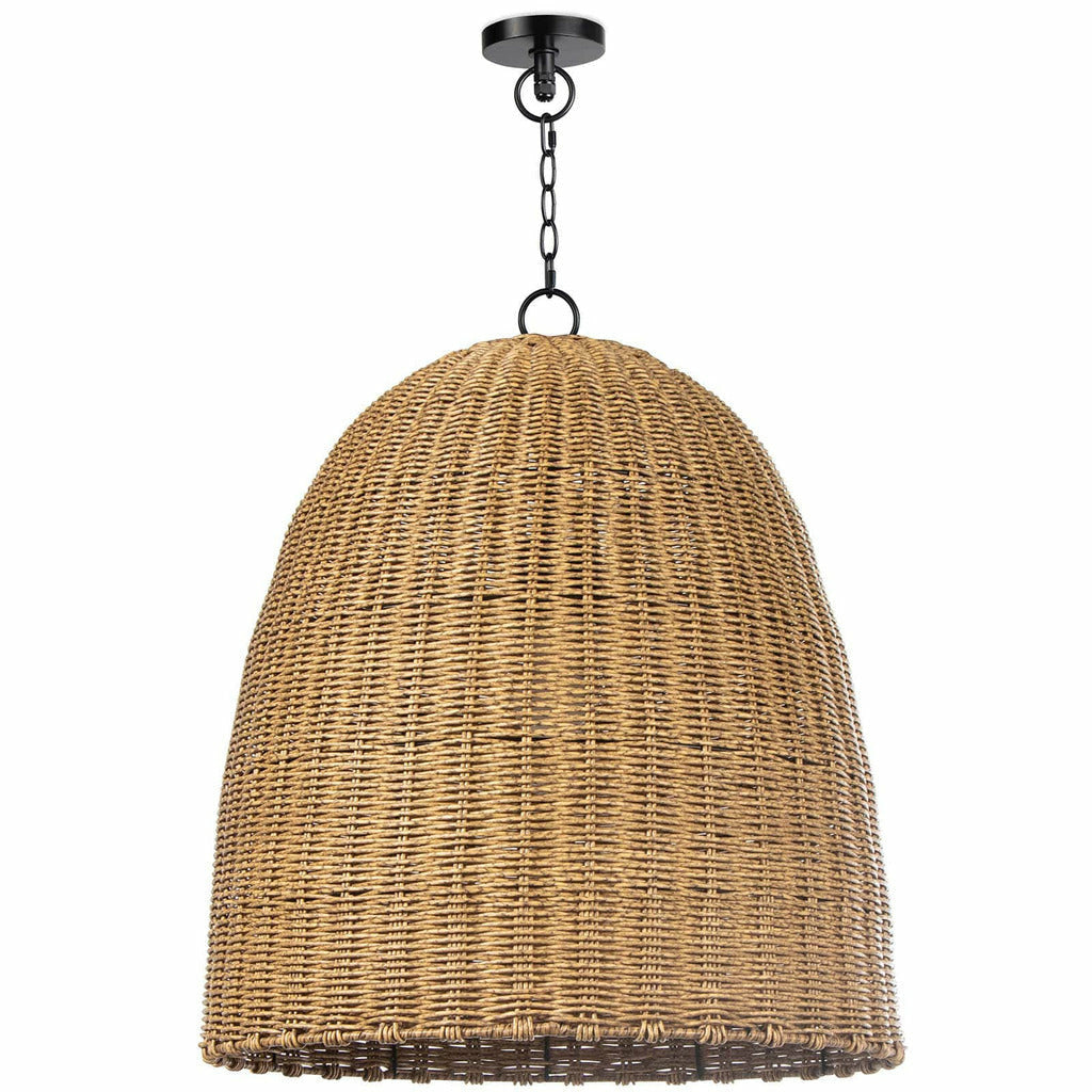 Coastal Living Beehive Outdoor Pendant Large, Natural
