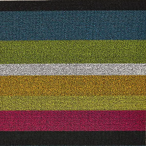 Chilewich Bold Stripe Shag Mat, Indoor/Outdoor