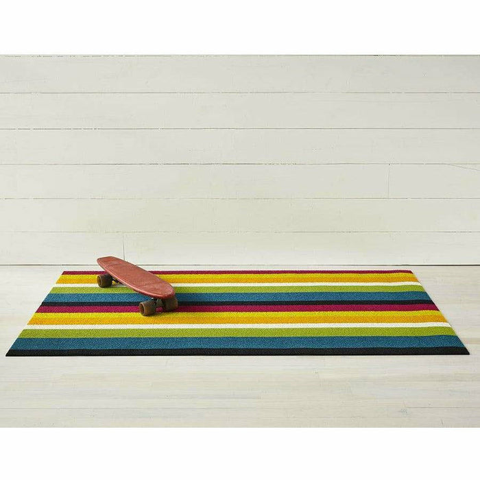 Chilewich Bold Stripe Shag Mat, Indoor/Outdoor