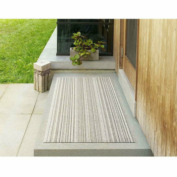 Chilewich Skinny Stripe Shag Mat, Indoor/Outdoor