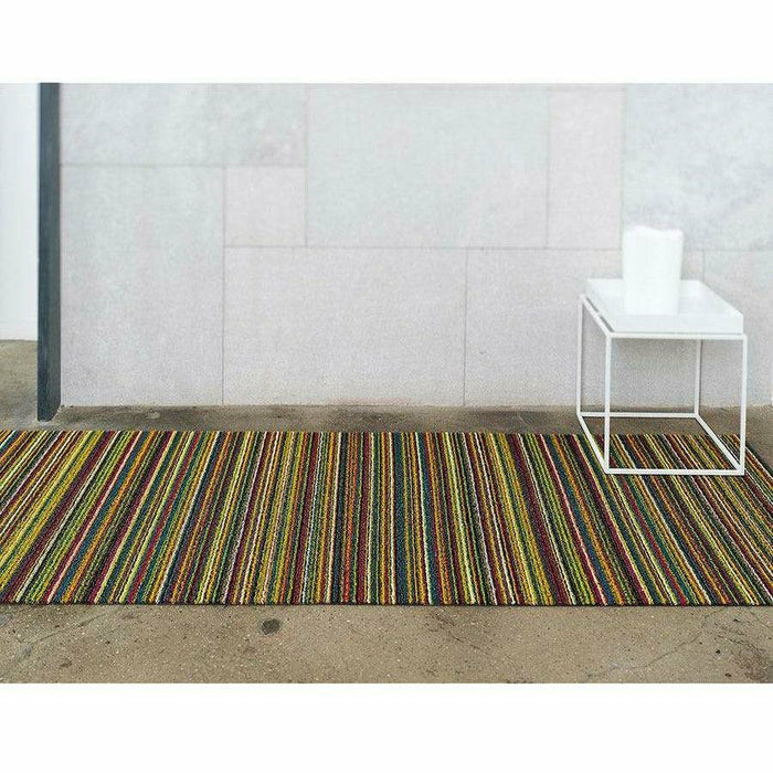 Chilewich Skinny Stripe Shag Mat, Indoor/Outdoor