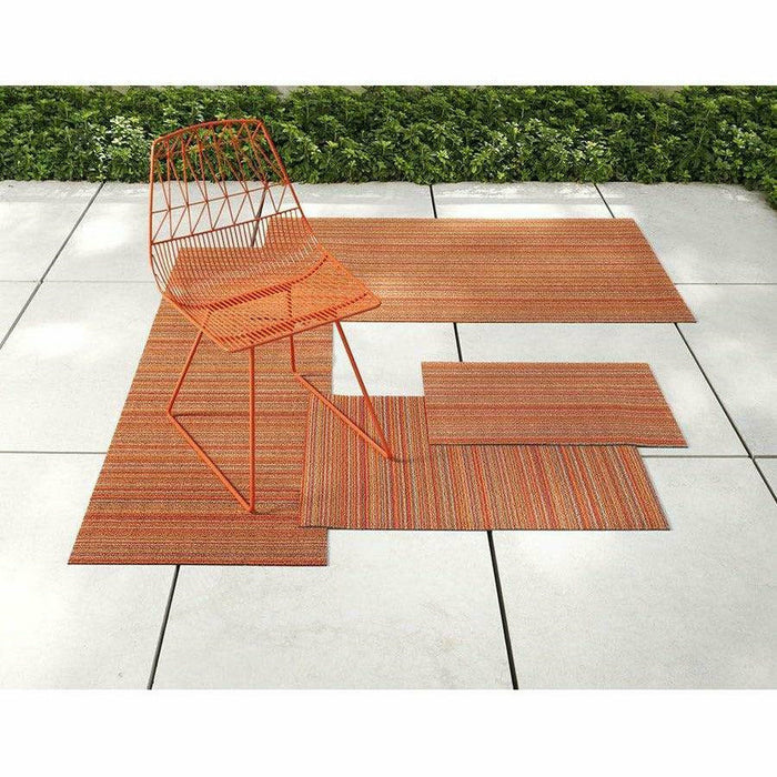 Chilewich Skinny Stripe Shag Mat, Indoor/Outdoor