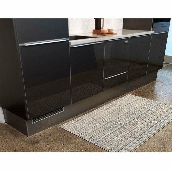 Chilewich Skinny Stripe Shag Mat, Indoor/Outdoor