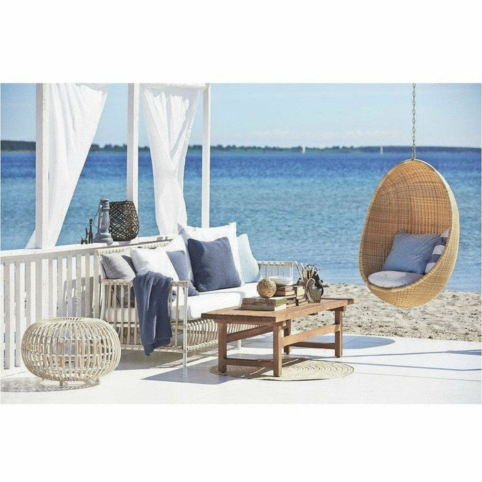 Sika-Design Exterior Caroline 3-Seater Sofa w/ Cushion, Outdoor-Sofas-Sika Design-Heaven's Gate Home, LLC