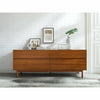 Greenington Ventura Solid Moso Bamboo 4 Drawer Double Dresser, Amber