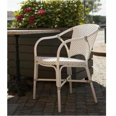 Sika-Design Alu Affaire Valerie Dining Chair, Outdoor-Dining Chairs-Sika Design-White-Heaven's Gate Home, LLC