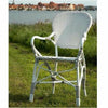 Sika-Design Alu Affaire Isabell Rattan Dining Arm Chair, Outdoor-Dining Chairs-Sika Design-Heaven's Gate Home, LLC