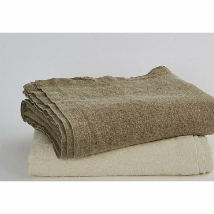 TL at Home Catalina Stonewashed 100% Linen Blankets, Duvets and/or Shams