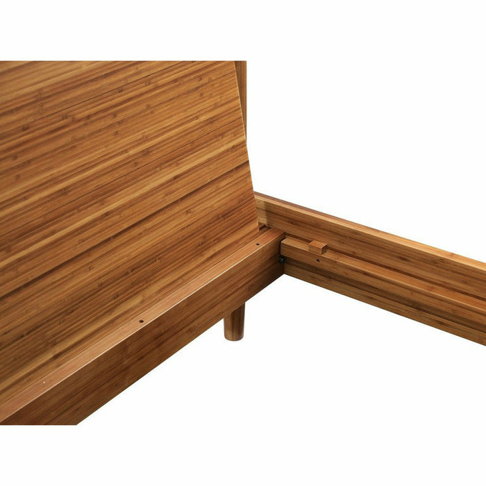 Greenington Monterey Solid Moso Bamboo Platform Bed, Amber