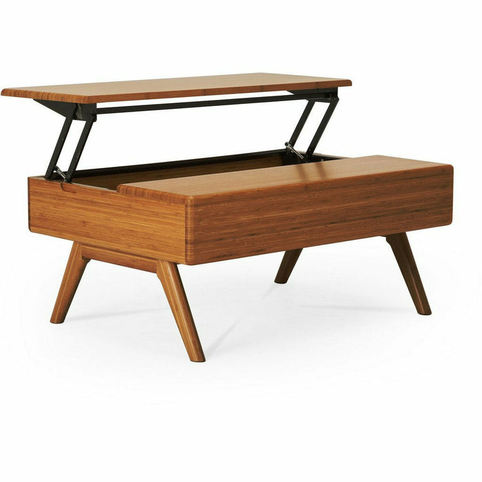 Greenington Rhody Lift Top Bamboo Coffee Table, Amber