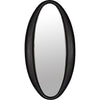 Noir Woolsey Mirror, Charcoal Black