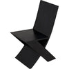 Noir Tech Dining Chair, Charcoal Black - Sungkai/Mindi, 16" W