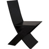 Noir Tech Dining Chair, Charcoal Black - Sungkai/Mindi, 16" W