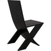 Noir Tech Dining Chair, Charcoal Black - Sungkai/Mindi, 16" W