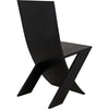 Noir Tech Dining Chair, Charcoal Black - Sungkai/Mindi, 16" W