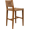 Noir Bran Counter Stool - Teak W/ Danish Cord, 18" W