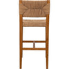 Noir Bran Counter Stool - Teak W/ Danish Cord, 18" W