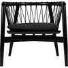 Noir Hector Chair, Charcoal Black - Sungkai/Mindi, 25.5" W