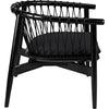 Noir Hector Chair, Charcoal Black - Sungkai/Mindi, 25.5" W