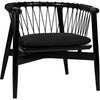 Primary vendor image of Noir Hector Chair, Charcoal Black - Sungkai/Mindi, 25.5" W