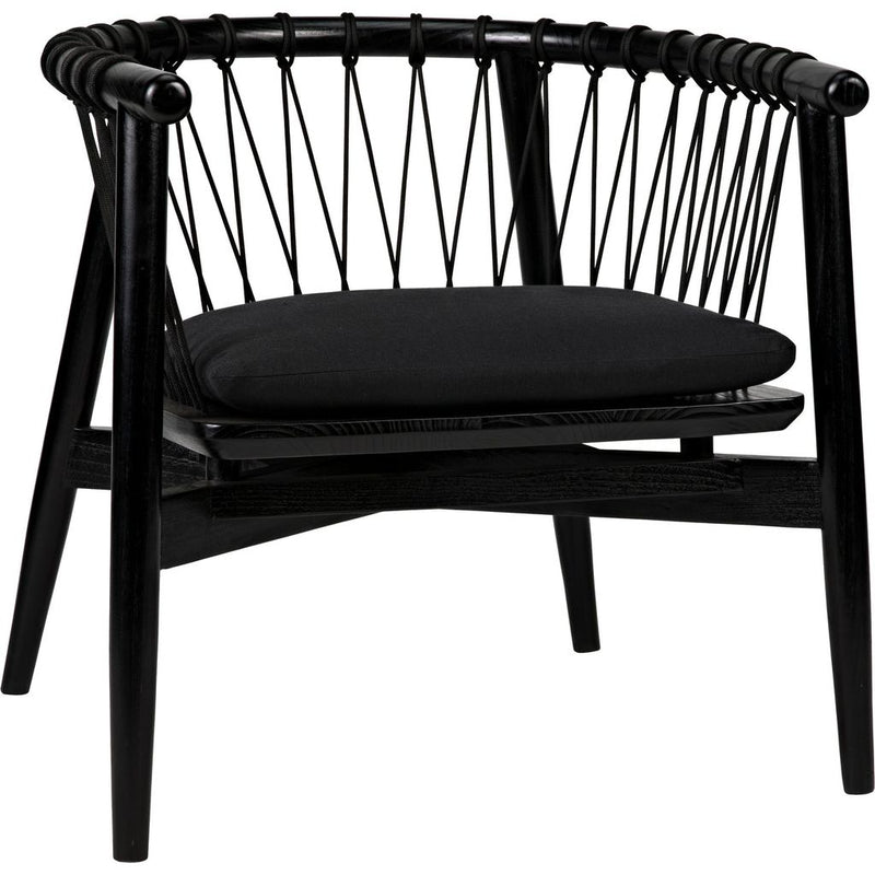 Primary vendor image of Noir Hector Chair, Charcoal Black - Sungkai/Mindi, 25.5