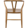 Noir Zola Dining Chair, Natural - Sungkai/Mindi, 22" W