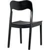 Noir Weller Dining Chair - Sungkai/Mindi, 17" W