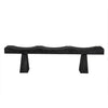 Noir Shibumi Bench, Burnt Black Finish - Munggur, 70" W