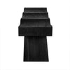 Noir Shibumi Bench, Burnt Black Finish - Munggur, 70" W