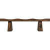 Noir Shibumi Bench, Munggur Wood, 70" W