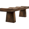 Noir Shibumi Bench, Munggur Wood, 70" W