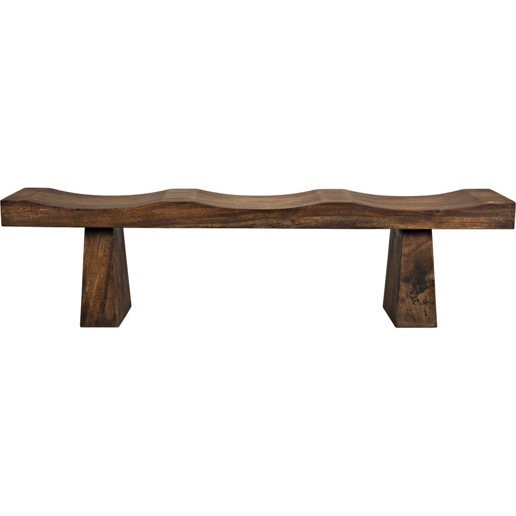 Primary vendor image of Noir Shibumi Bench, Munggur Wood, 70" W