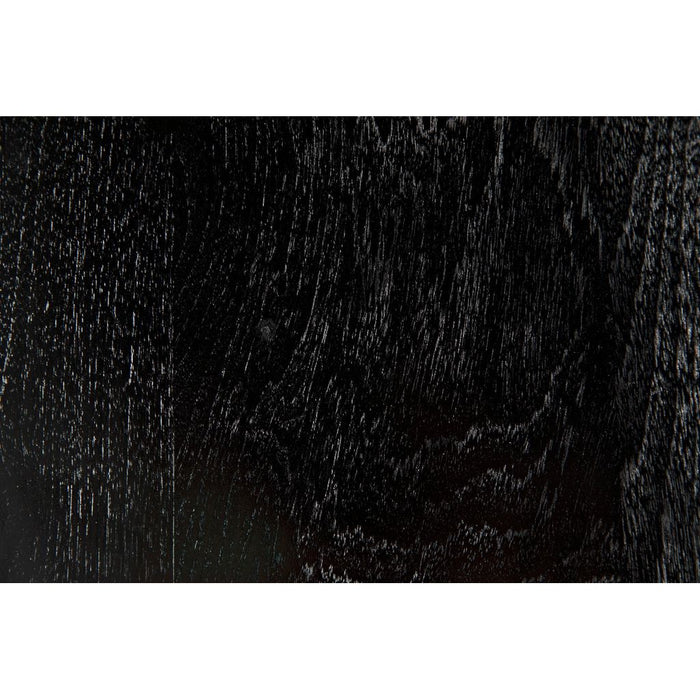 Noir Wey Stool, Charcoal Black - Mindi, 26" W