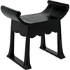 Noir Wey Stool, Charcoal Black - Sungkai/Mindi, 26" W