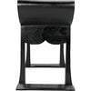 Noir Wey Stool, Charcoal Black - Sungkai/Mindi, 26" W