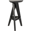 Primary vendor image of Noir Twist Counter Stool, Charcoal Black - Sungkai/Mindi, 13.5" W