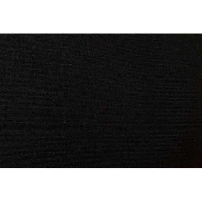 Noir Marabu Chair, Charcoal Black w/ Leather, 37" W