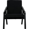 Noir Lamar Chair, Charcoal Black, 26" W