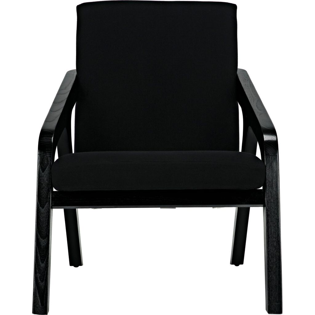 Noir Lamar Chair, Charcoal Black, 26" W