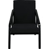 Noir Lamar Chair, Charcoal Black, 26" W