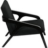 Noir Lamar Chair, Charcoal Black, 26" W