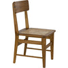 Noir Comet Dining Chair, Teak, 19" W