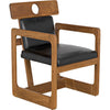 Noir Buraco Arm Chair, Teak, 21.5" W