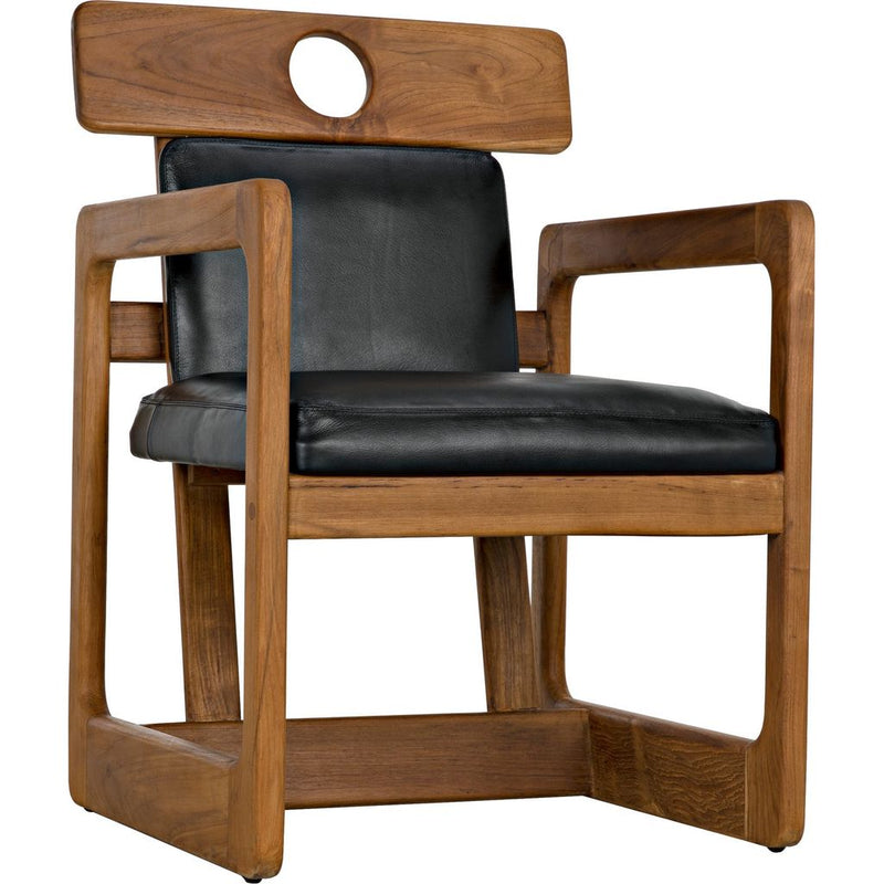 Primary vendor image of Noir Buraco Arm Chair, Teak, 21.5