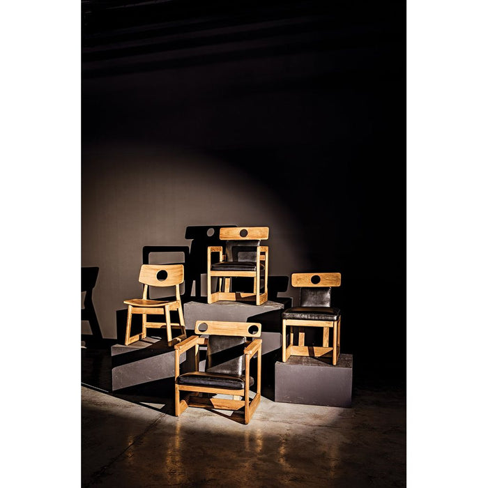 Noir Buraco Relax Chair, Teak, 25" W